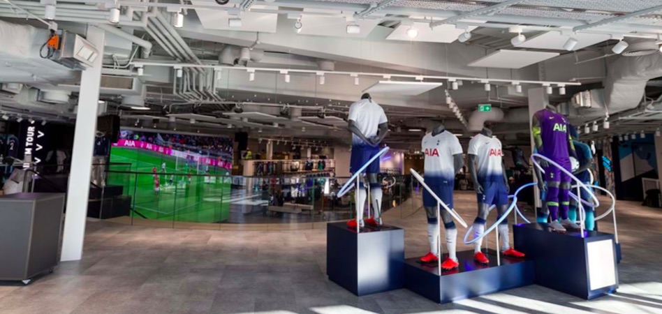 El Tottenham abre la tienda de fútbol más grande de Europa en su estadio